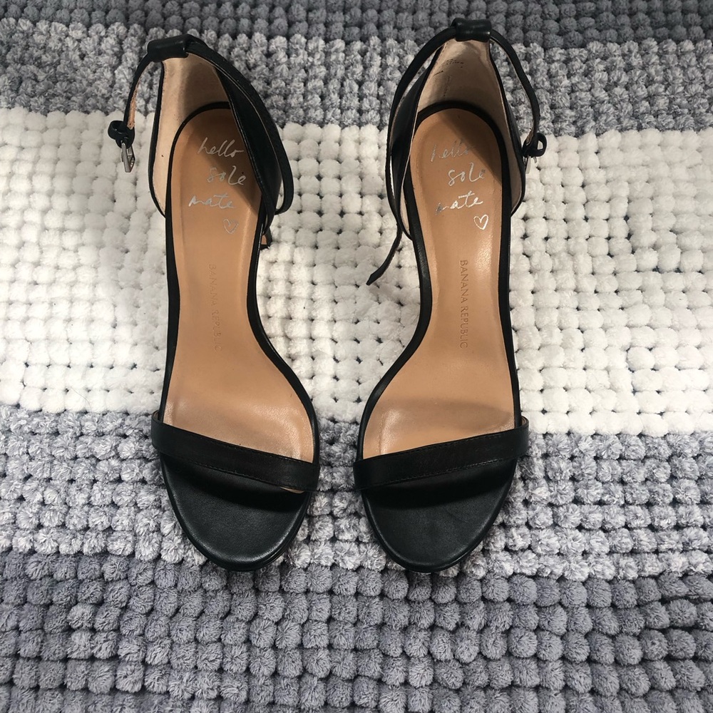 Black Women's Sandal Heels by Banana Republic
